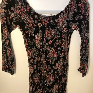 Pacsun off the shoulder romper